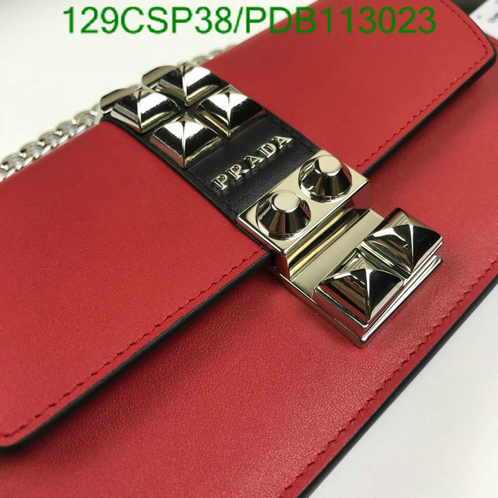 Prada Bag-(Mirror)-Diagonal-,Code: PDB113023,$: 129USD