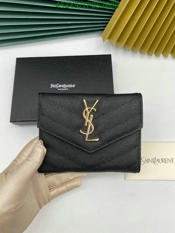 YSL Bag-(4A)-Wallet-,Code: TP052608,$: 45USD