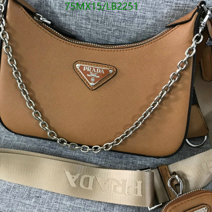 Prada Bag-(4A)-Re-Edition 2005,Code: LB2251,$: 75USD