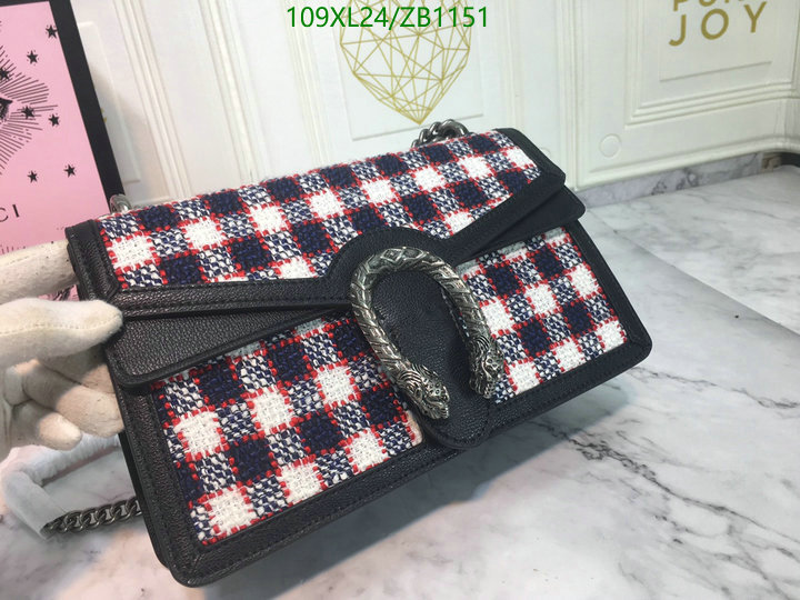 Gucci Bag-(4A)-Dionysus-,Code: ZB1151,$: 109USD