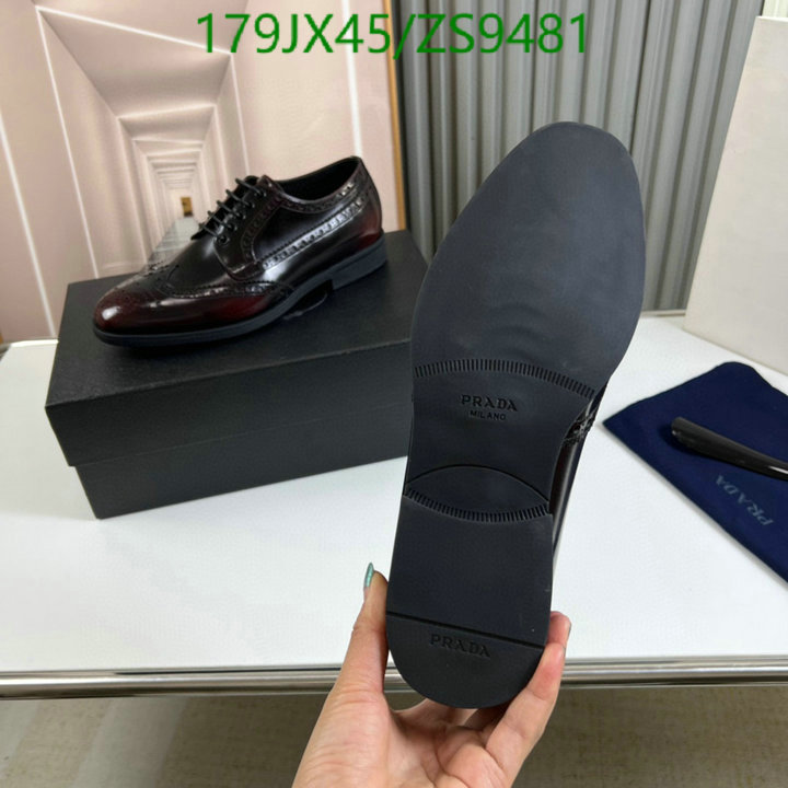 Men shoes-Prada, Code: ZS9481,$: 175USD