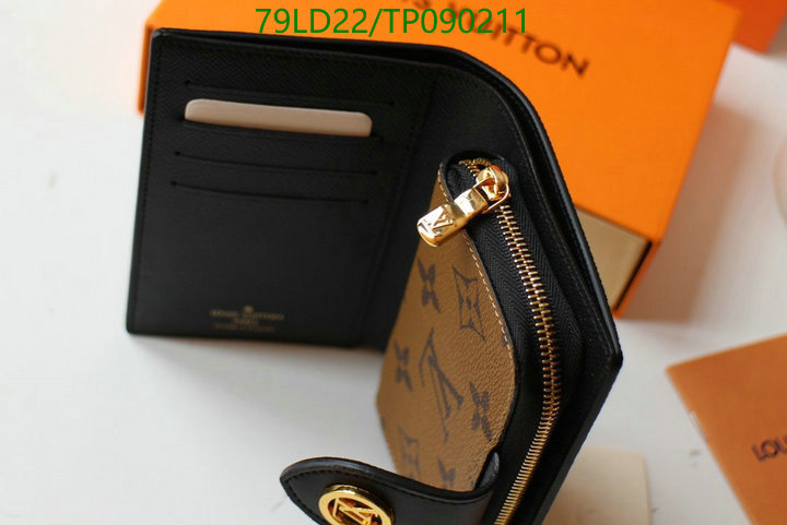 LV Bags-(Mirror)-Wallet-,Code: TP090211,$: 79USD