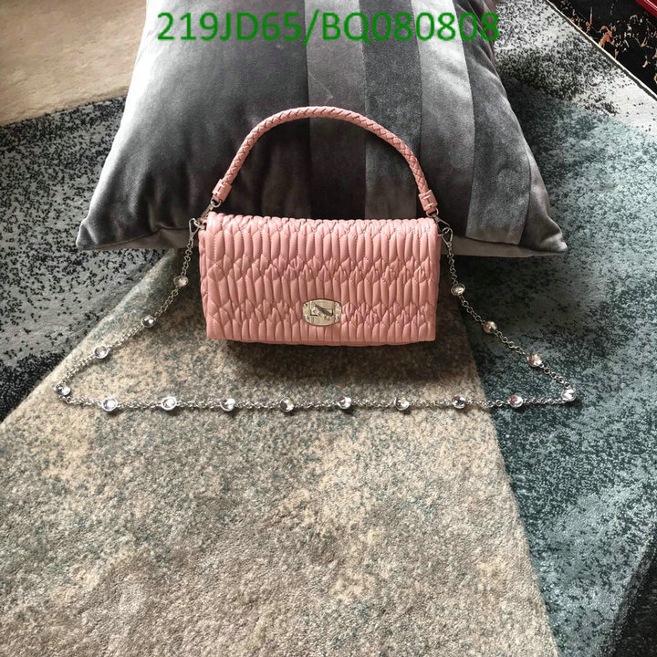 Miu Miu Bag-(Mirror)-Diagonal-,Code: BQ080808,$: 219USD