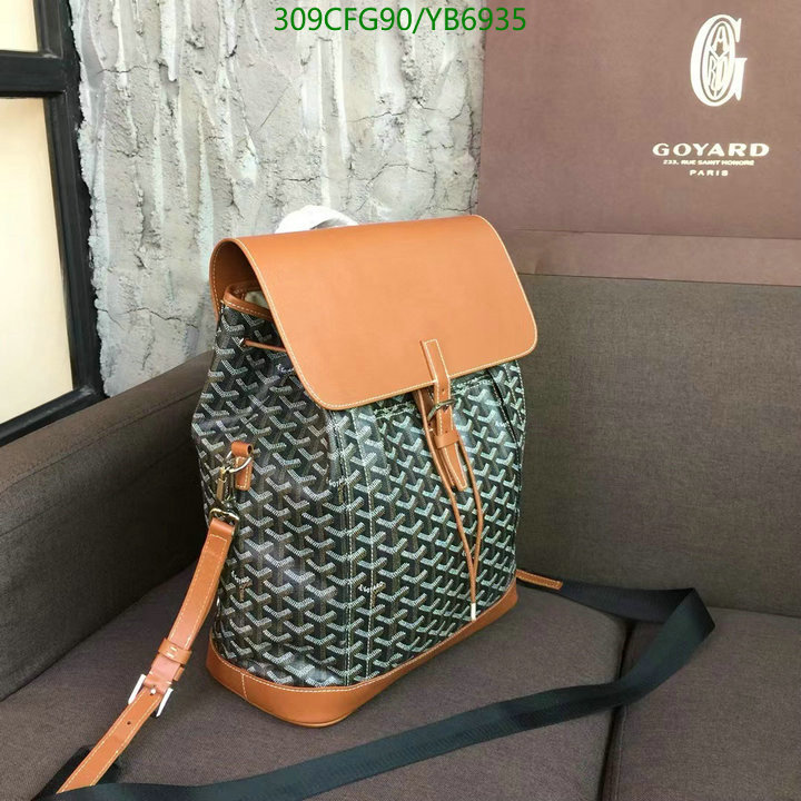 Goyard Bag-(Mirror)-Backpack-,Code: YB6935,$: 309USD