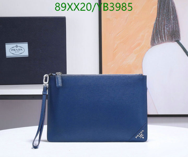 Prada Bag-(Mirror)-Clutch-,Code: YB3985,$: 89USD