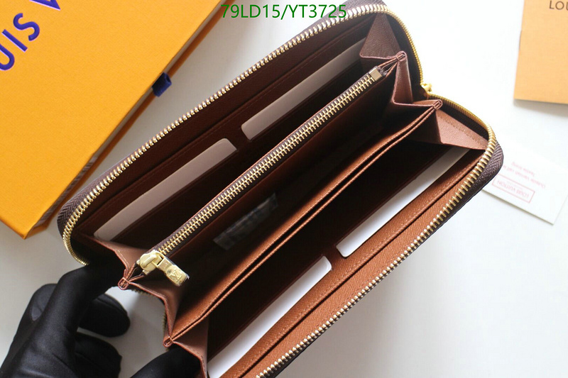 LV Bags-(Mirror)-Wallet-,Code: YT3725,$: 79USD