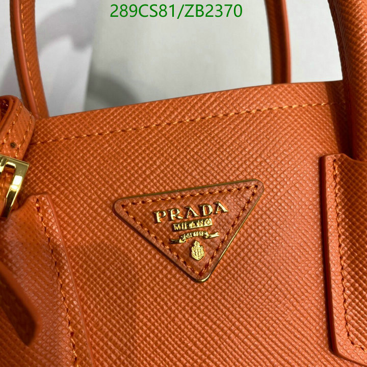 Prada Bag-(Mirror)-Handbag-,Code: ZB2370,$: 289USD