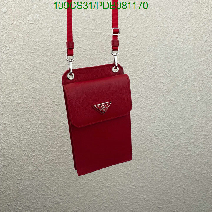 Prada Bag-(Mirror)-Diagonal-,Code:PDB081170,$:109USD