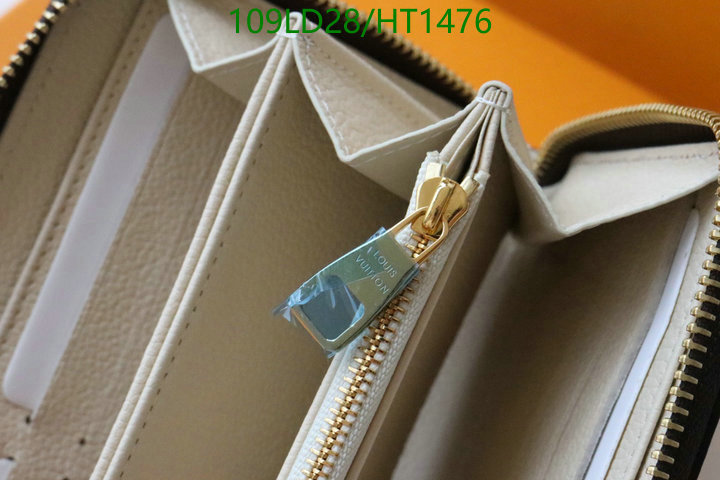 LV Bags-(Mirror)-Wallet-,Code: HT1476,$: 109USD