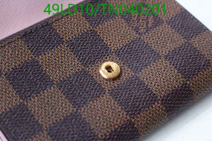 LV Bags-(Mirror)-Wallet-,Code: TN040201,$: 49USD