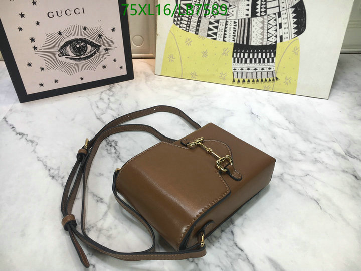 Gucci Bag-(4A)-Horsebit-,Code: LB7589,$: 75USD