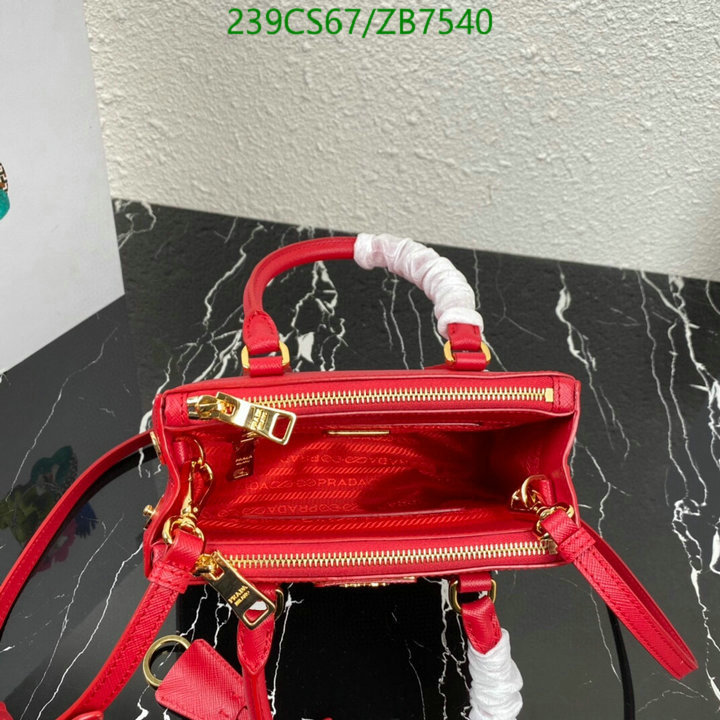 Prada Bag-(Mirror)-Handbag-,Code: ZB7540,$: 239USD