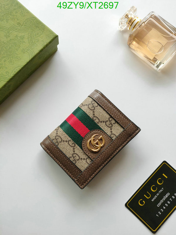 Gucci Bag-(4A)-Wallet-,Code: XT2697,$: 49USD