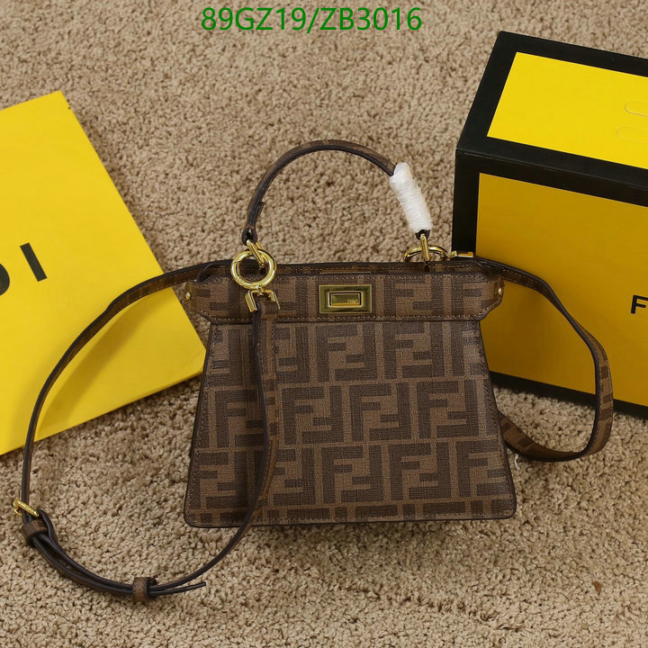 Fendi Bag-(4A)-Diagonal-,Code: ZB3016,$: 89USD