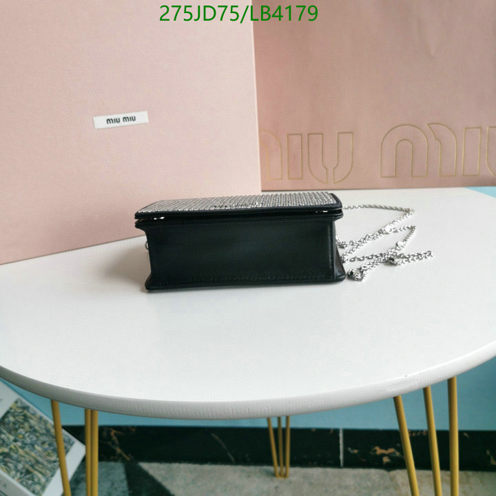 Miu Miu Bag-(Mirror)-Diagonal-,Code: LB4179,$: 275USD