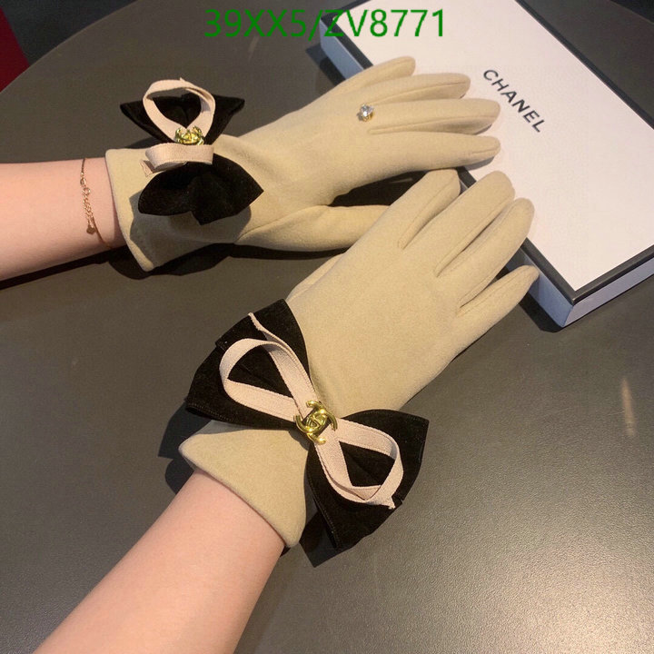 Gloves-Chanel, Code: ZV8771,$: 39USD