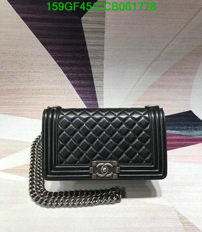 Chanel Bags -(Mirror)-Le Boy,Code: CCB061778,$: 159USD