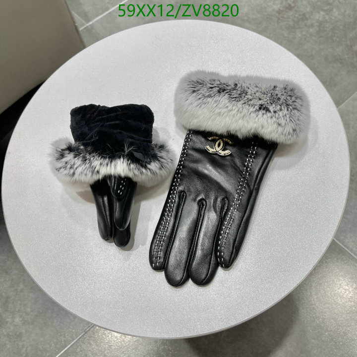 Gloves-Chanel, Code: ZV8820,$: 59USD