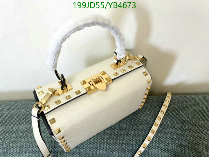 Valentino Bag-(Mirror)-Handbag-,Code: YB4673,$: 199USD