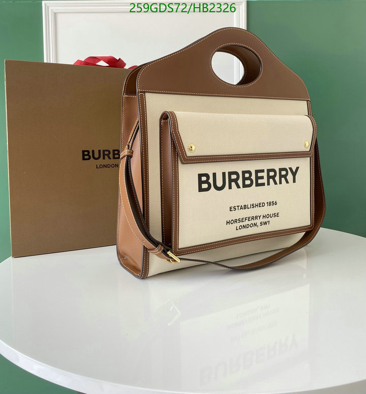 Burberry Bag-(Mirror)-Handbag-,Code: HB2326,$: 259USD