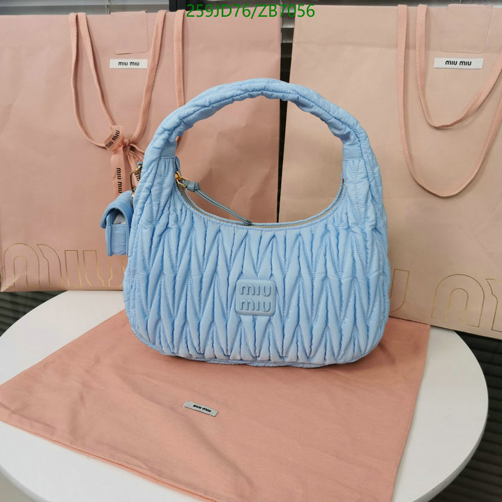 Miu Miu Bag-(Mirror)-Handbag-,Code: ZB7056,$: 259USD