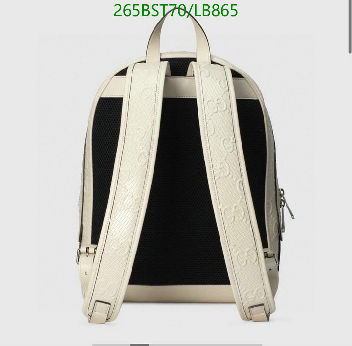 Gucci Bag-(Mirror)-Backpack-,Code: LB865,$: 265USD