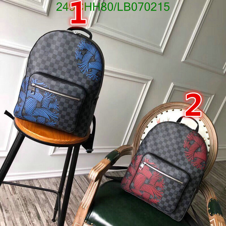 LV Bags-(Mirror)-Backpack-,Code: LB070215,$: 249USD