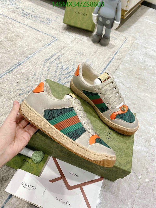 Men shoes-Gucci, Code: ZS8603,$: 145USD