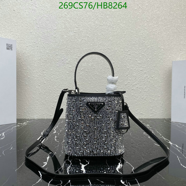 Prada Bag-(Mirror)-Diagonal-,Code: HB8264,$: 269USD