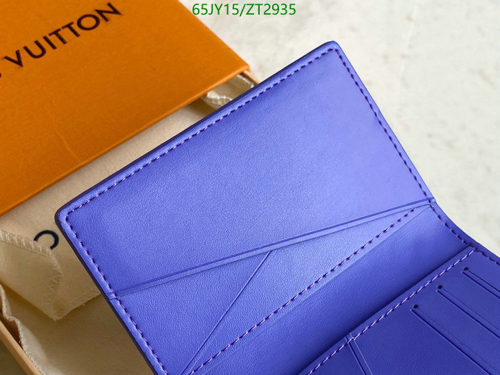 LV Bags-(Mirror)-Wallet-,Code: ZT2935,$: 65USD