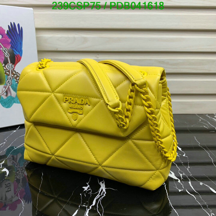 Prada Bag-(Mirror)-Diagonal-,Code: PDB041618,$: 239USD