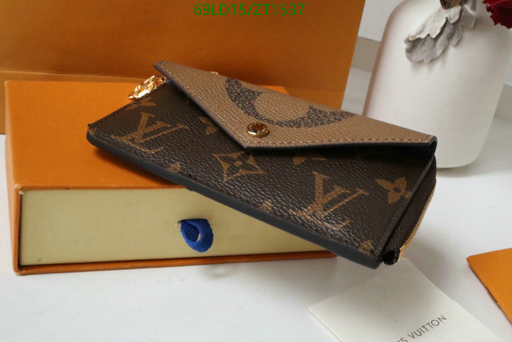 LV Bags-(Mirror)-Wallet-,Code: ZT1537,$: 69USD