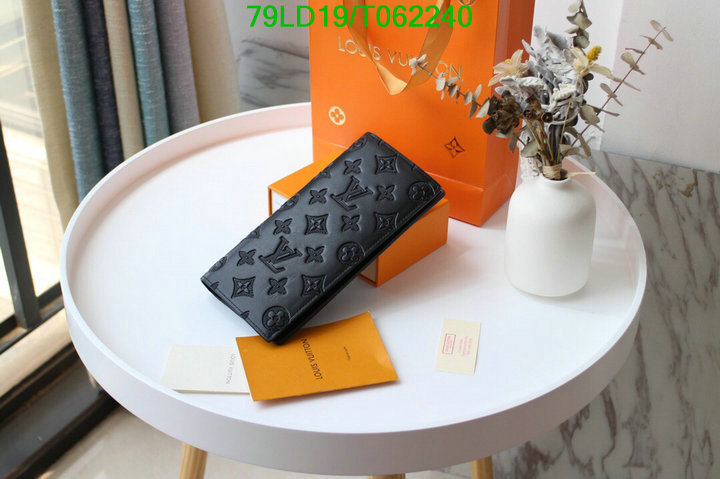 LV Bags-(Mirror)-Wallet-,Code: T062240,$: 79USD