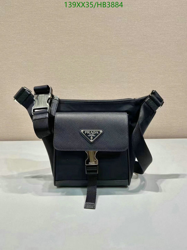 Prada Bag-(Mirror)-Diagonal-,Code: HB3884,$: 139USD