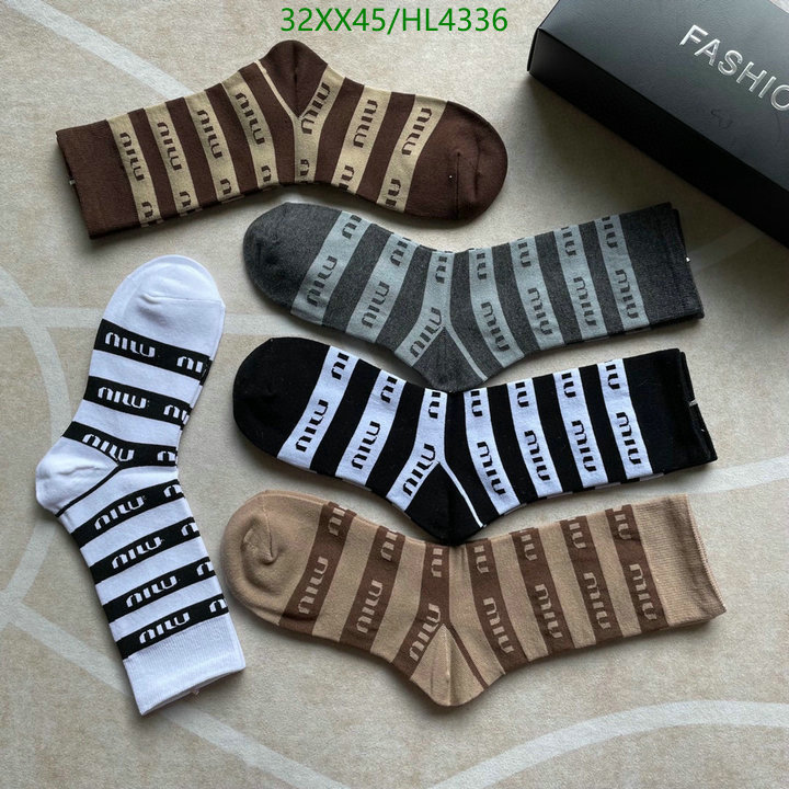 Sock-Miu Miu, Code: HL4336,$: 32USD