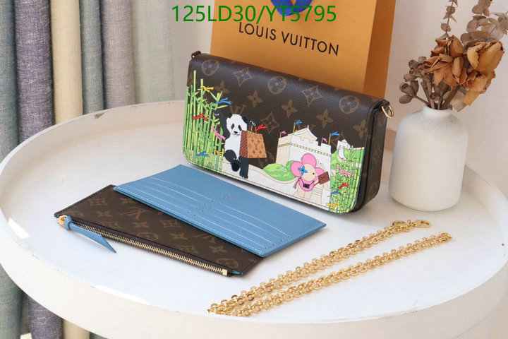 LV Bags-(Mirror)-Wallet-,Code: YT5795,$: 125USD