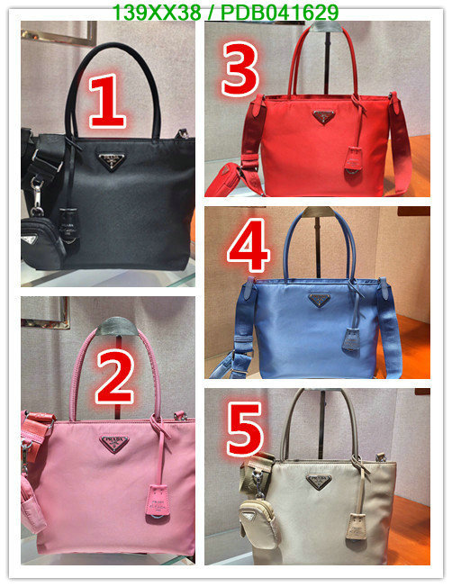 Prada Bag-(Mirror)-Handbag-,Code: PDB041629,$: 139USD