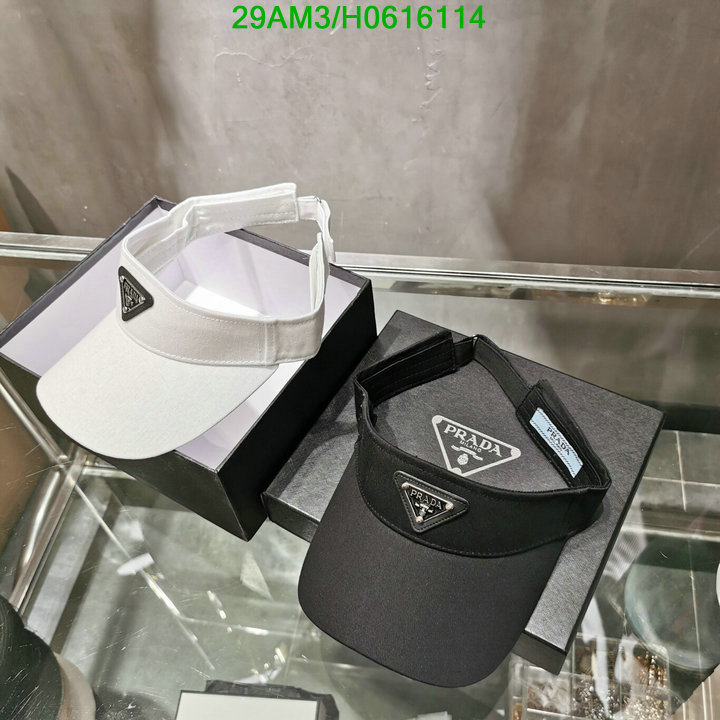 Cap -(Hat)-Prada, Code: H0616114,$: 29USD