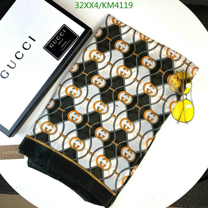 Scarf-Gucci, Code: KM4119,$: 32USD