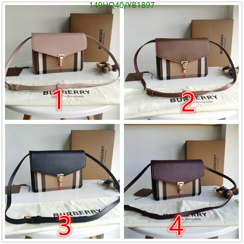 Burberry Bag-(Mirror)-Diagonal-,Code: YB1897,$: 149USD