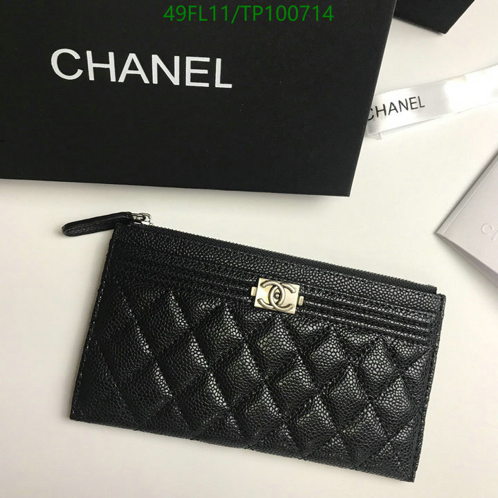 Chanel Bags ( 4A )-Wallet-,Code: TP100714,$: 49USD