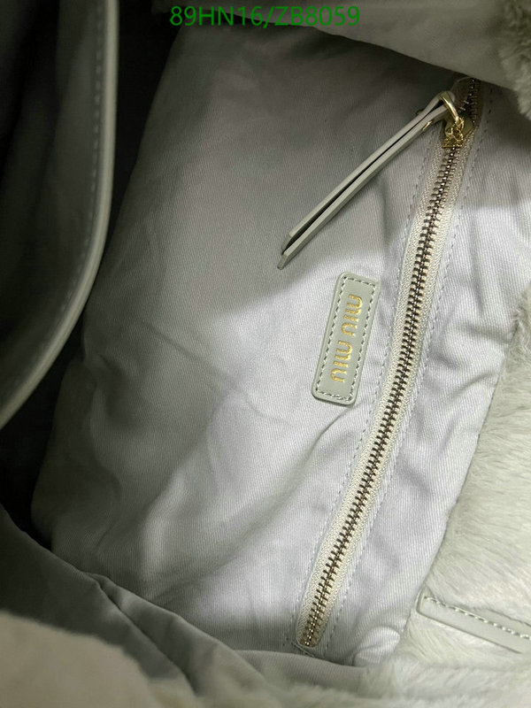 Miu Miu Bag-(4A)-Handbag-,Code: ZB8059,$: 89USD