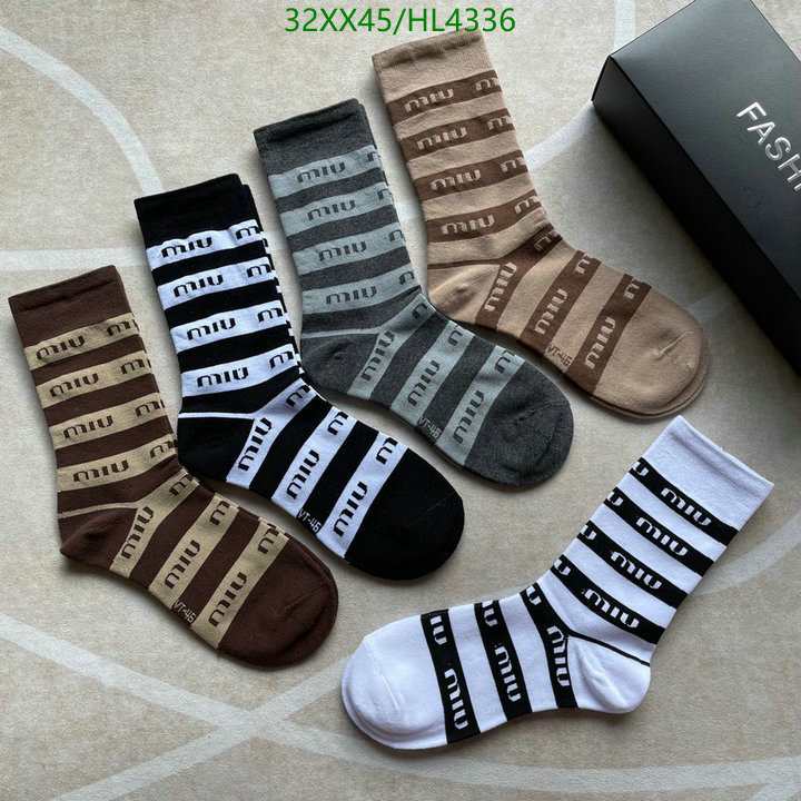 Sock-Miu Miu, Code: HL4336,$: 32USD