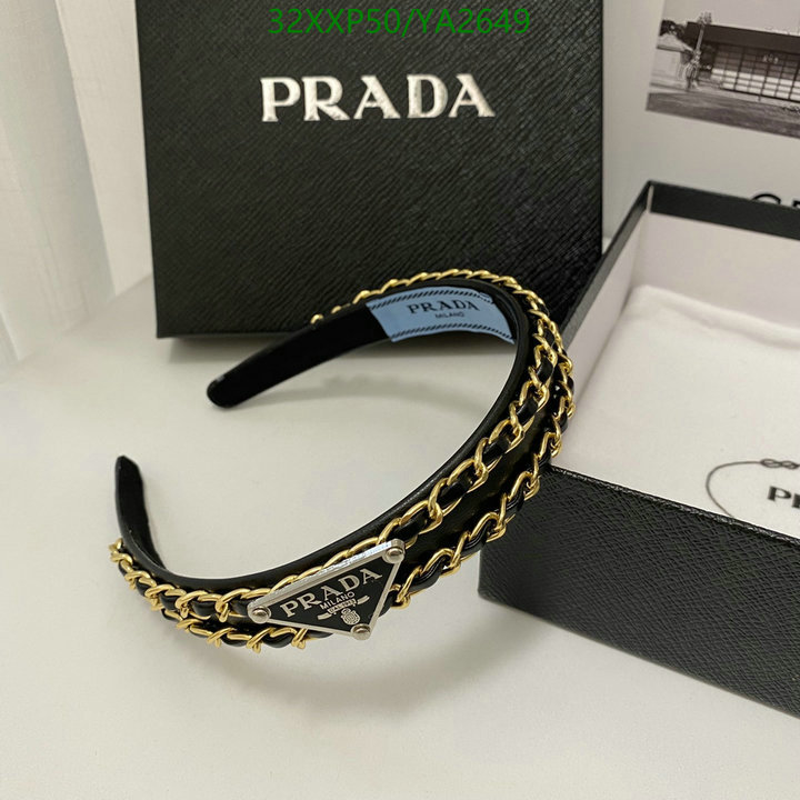 Headband-Prada, Code: YA2649,$: 32USD