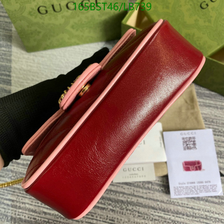 Gucci Bag-(Mirror)-Marmont,Code: LB739,$: 165USD