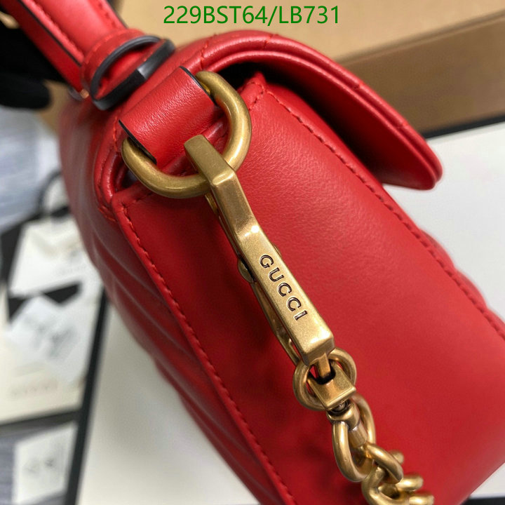 Gucci Bag-(Mirror)-Marmont,Code: LB731,$: 229USD