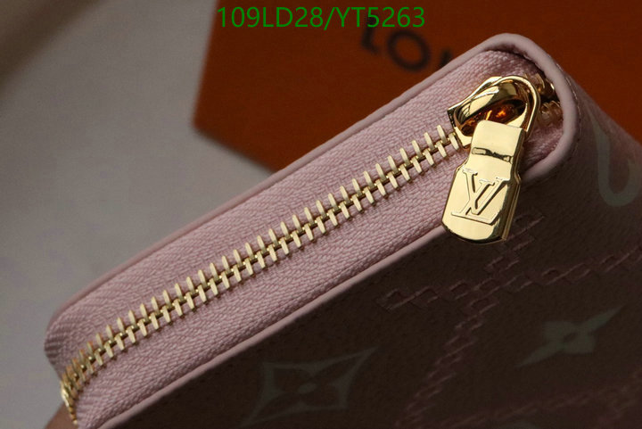 LV Bags-(Mirror)-Wallet-,Code: YT5263,$: 109USD