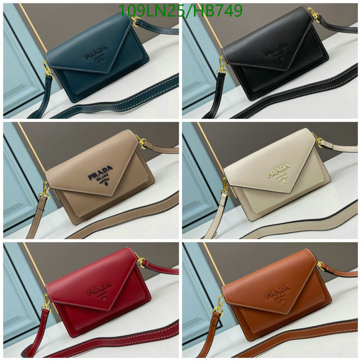 Prada Bag-(4A)-Diagonal-,Code: HB749,$: 109USD