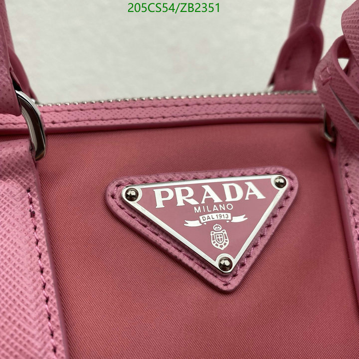 Prada Bag-(Mirror)-Diagonal-,Code: ZB2351,$: 205USD