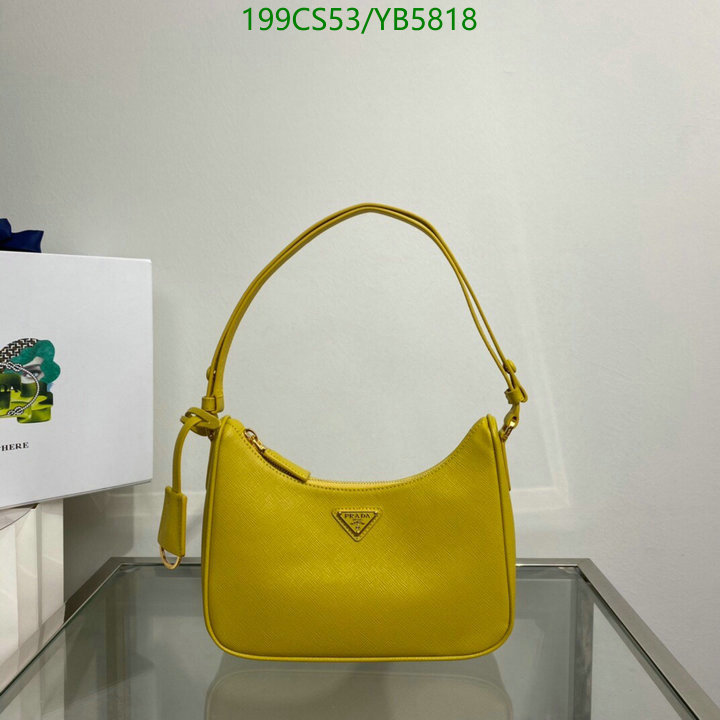 Prada Bag-(Mirror)-Re-Edition 2000,Code: YB5818,$: 199USD